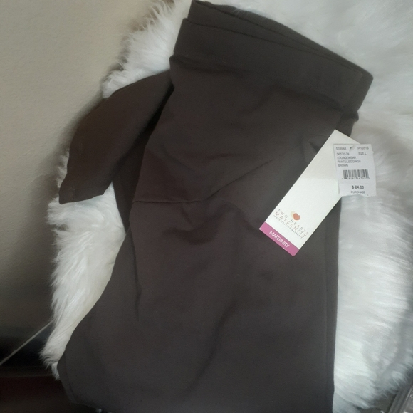NWT Brown MATERNITY Relaxed leggings - Picture 3 of 3